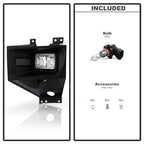 Spyder 17-19 Ford F250/F350 SD OEM Style LED Left Fog Light w/Switch - Clear (FL-FF25017-L)