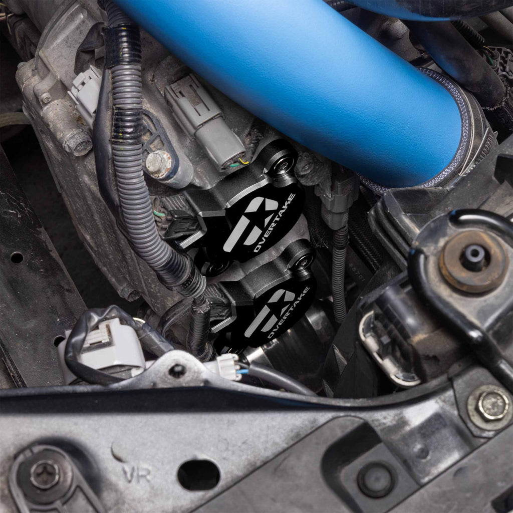OVERTAKE Cam Solenoid Covers - Subaru 2015-2026 WRX, 2013-2026 BRZ/86, And More