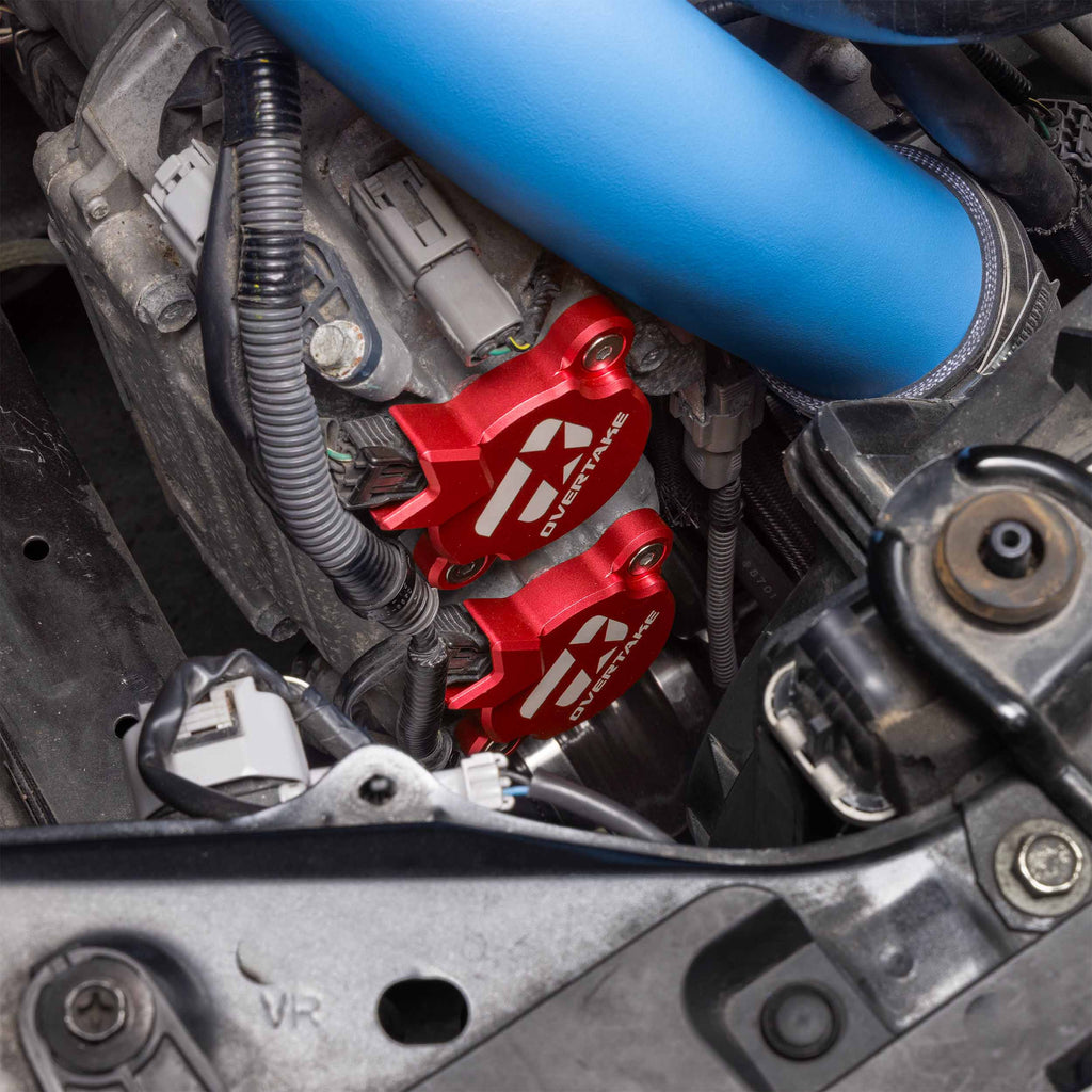 OVERTAKE Cam Solenoid Covers - Subaru 2015-2026 WRX, 2013-2026 BRZ/86, And More