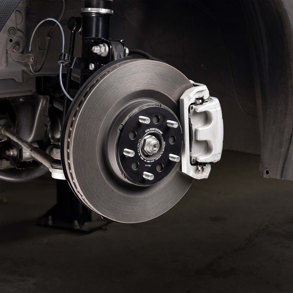 OVERTAKE Wheel Spacers - Pair - 5mm 5x114.3 / 5x100 - Subaru 2002-2026 WRX, 2004-2021 STI, and more