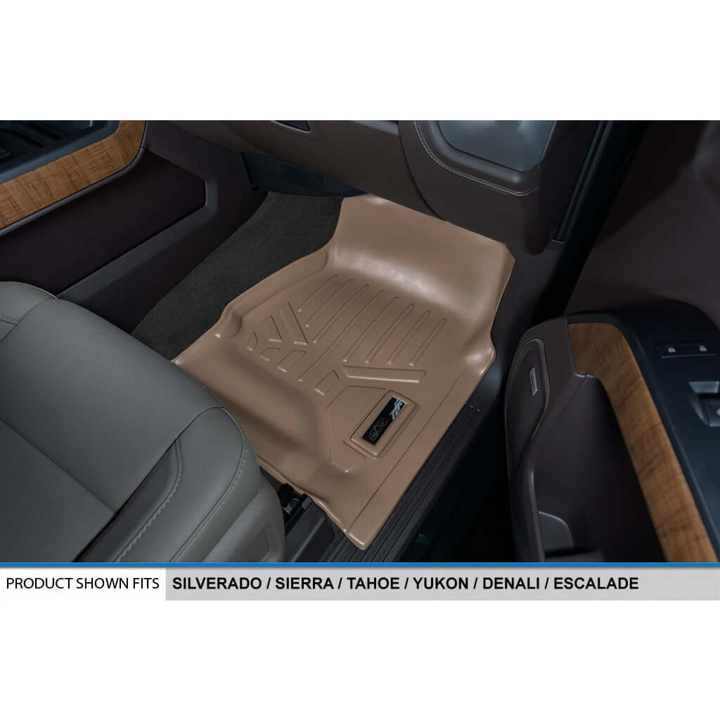 SMARTLINER Custom Fit Floor Liners For Double Cab 2019 Chevrolet Silverado 1500 LD (No OTH)