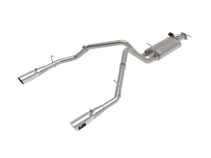 aFe Gemini XV 3in 304 SS Cat-Back Exhaust 19-21 Ram 1500 V8 5.7L Hemi w/ Polish Tips