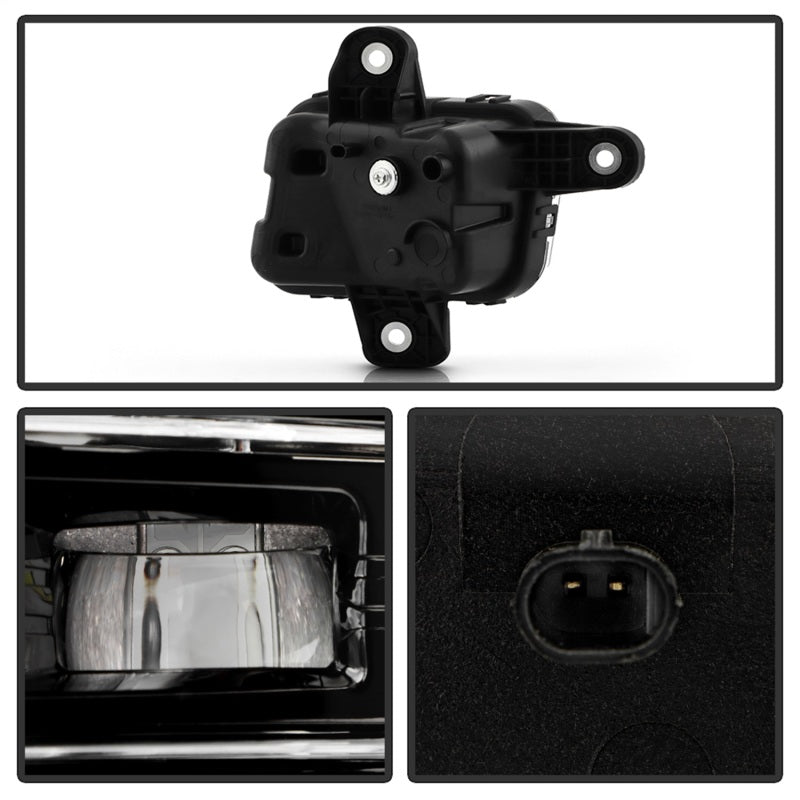 Spyder 23-25 GMC Sierra 1500 OEM Style LED Fog Light w/ Switch - Clear (FL-GS2023-LED-C)