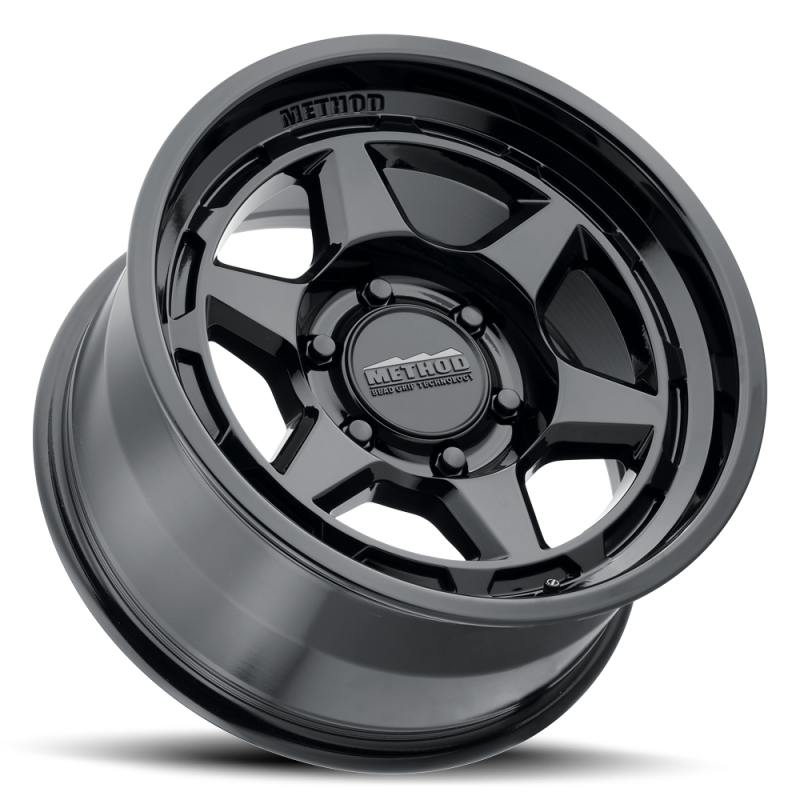 Method MR708 17x9 / -38mm Offset / 6x5.5 / 106.25mm Bore - Gloss Black Wheel