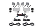 Diode Dynamics Rock Light - Red/White M8 Magnet 4-Pack