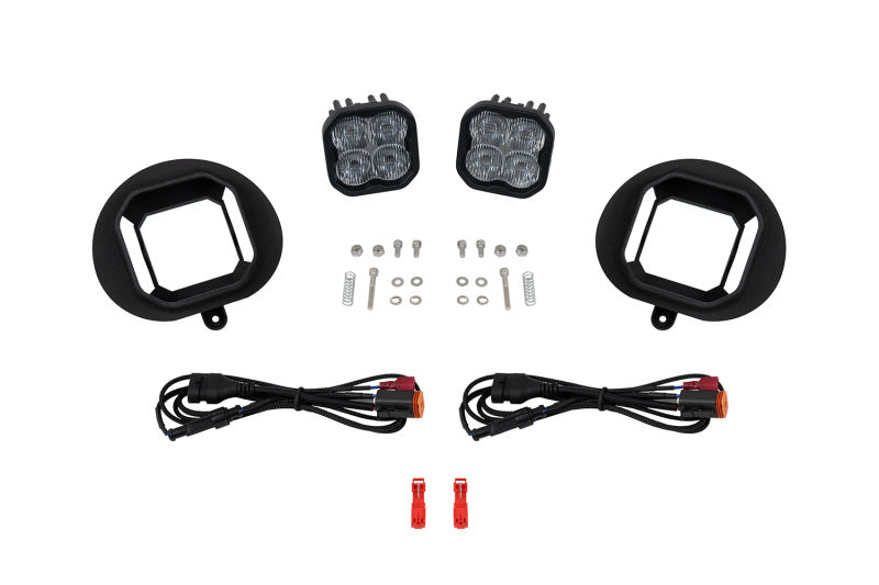 Diode Dynamics SS3 Pro Type 2003 Sierra Kit ABL White SAE Fog