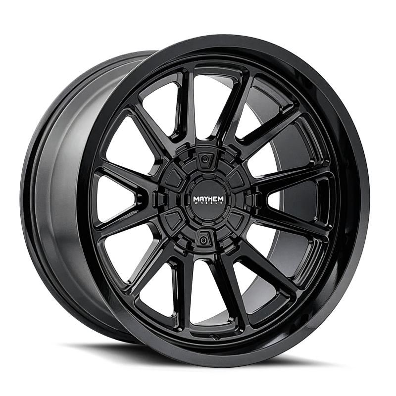 Mayhem Intrepid 116 Gloss Black 18x9 6-135/6x139.7 -12mm Offset 106mm Hub