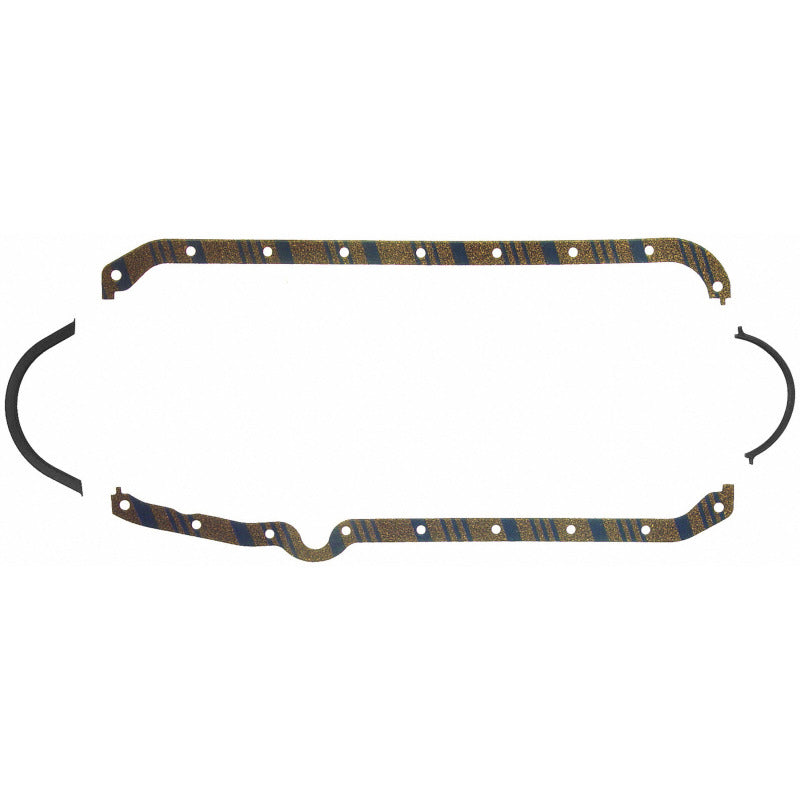 Fel-Pro Chevrolet Corvette OS 5197 C-5 Engine Oil Pan Gasket Set Blue Stripe cork-rubber