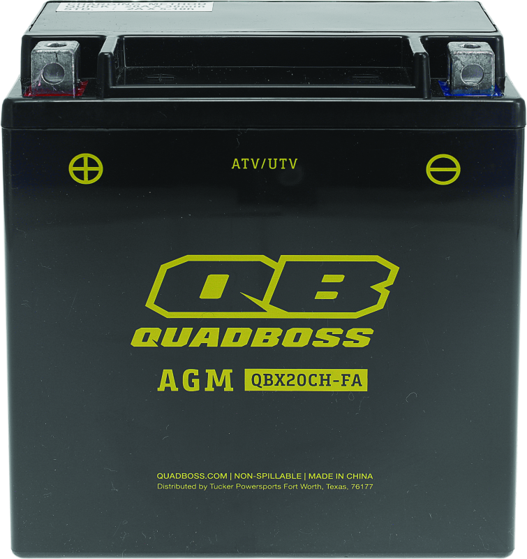 QuadBoss Maintenance-Free AGM Battery QBX20CH-FA