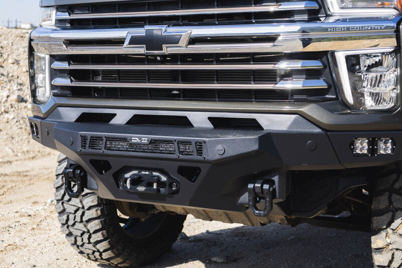 DV8 Offroad 20-23 Chevrolet Silverado 2500/3500 Spec Series Front Bumper w/ Winch