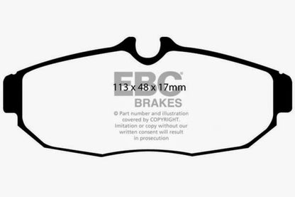 EBC 05-10 Ford Mustang 4.0 Ultimax2 Rear Brake Pads