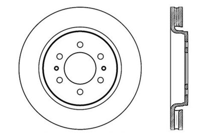 StopTech Drilled Sport Brake Rotor