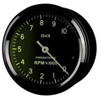 Autometer Chronocentric Tachometer - 80mm Blk - 0-10K RPM