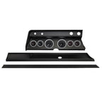 Autometer Chrono Chrome Direct Fit Dash Kit 1967 Chevy Chevelle (2 x 3-3/8in. / 4 x 2-1/16in.)