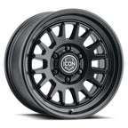 ICON Anza 17x8.5 6x5.5 25mm Offset 5.75in BS 95.1mm Hub Bore Satin Black Wheel
