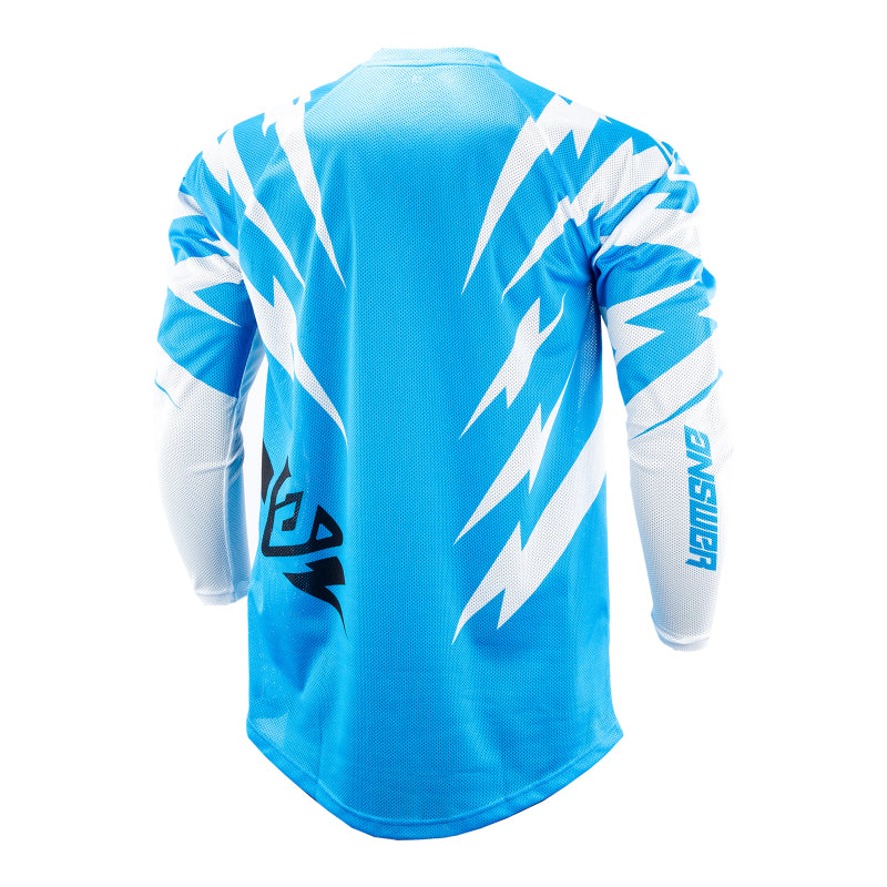 Answer 26 LE Syncron Rizz Vented Jersey Cyan/White/Black Youth - Medium