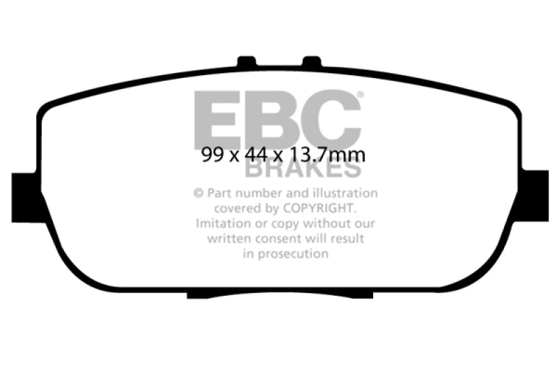 EBC 06-15 Mazda Miata MX5 2.0 Ultimax2 Rear Brake Pads