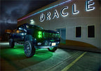 Oracle 07-13 Chevrolet Silverado LED Round Style Headlight Halo Kit - Green