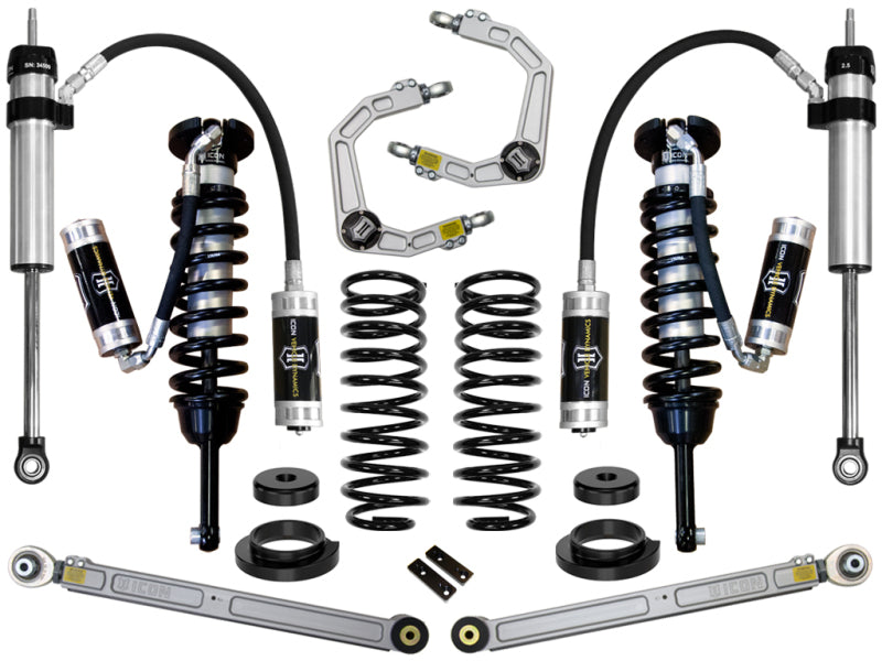 ICON 03-09 Lexus GX470 0-3.5in Stage 5 Suspension System w/Billet UCA