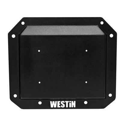 Westin 21-25 Ford Bronco (Excl. Sport) Spare Tire Delete Plate - Tex. Blk