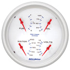 Autometer Marine White 5in Gauge Quad