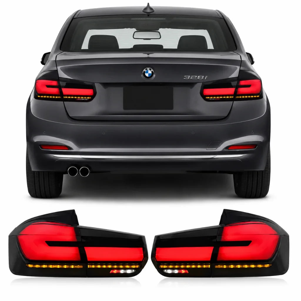 BMW 3 Series F30/F35 G30 Style LED Tail Lights Red/White 2012-2018