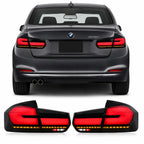 BMW 3 Series F30/F35 G30 Style LED Tail Lights Red/White 2012-2018