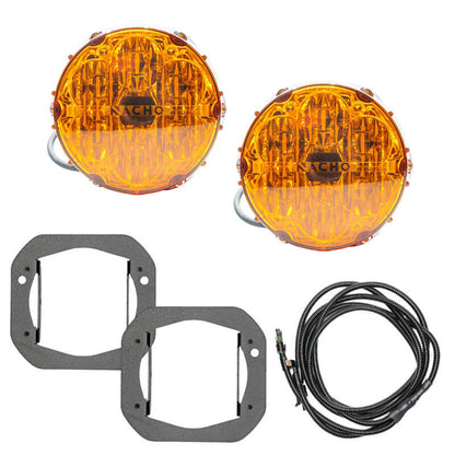 ARB Nacho SAE Only Plug N Play Fog Light Kit (Bumper Kit) - Amber