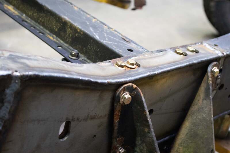 Rust Buster 73-87 Chevy K10/K20 Leaf Spring Frame Repair Kit - Left