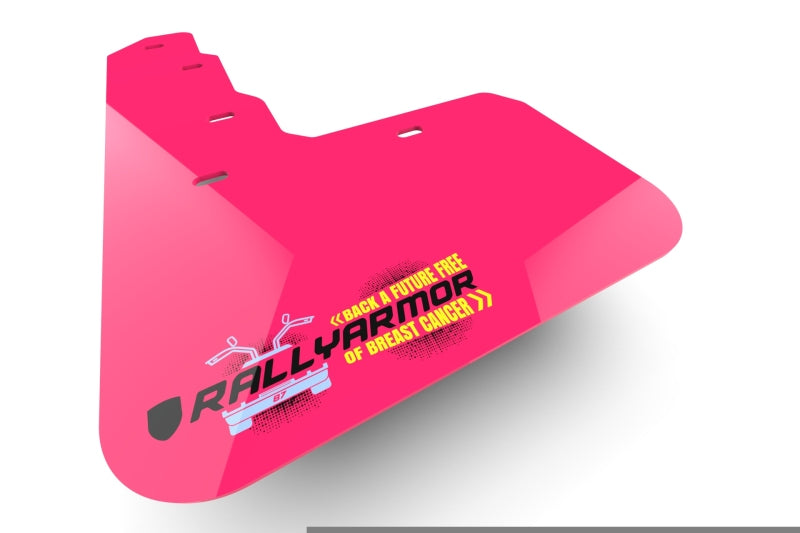 Rally Armor 12-18 Fiat 500 Pink Mud Flap BCE Logo