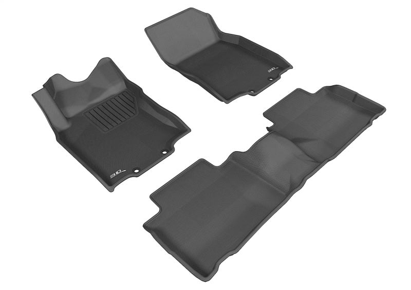 3D MAXpider 14-20 Nissan Rogue Kagu Black Full Set
