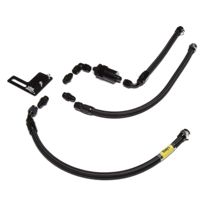 Chase Bays Nissan 240SX S13/S14/S15 w/KA24DE/SR20DET (w/AEM/Aftermarket FPR) Fuel Line Kit