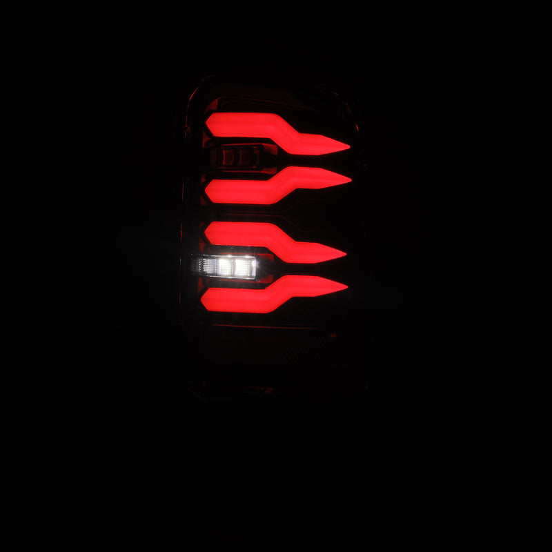 AlphaRex 94-01 Dodge Ram 1500/2500/3500 LUXX-Series LED Tail Lights - Alpha-Black