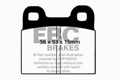 EBC 71-79 Volkswagen Beetle 1.3 (1300) Ultimax2 Front Brake Pads