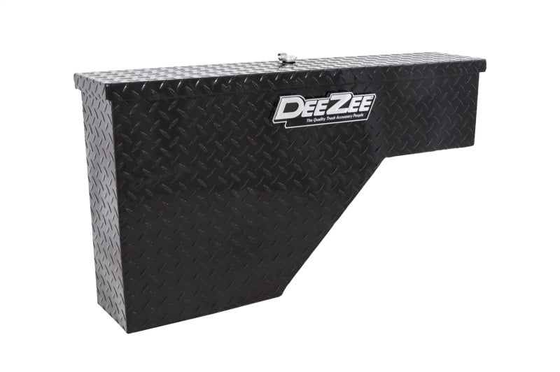 Deezee Universal Tool Box - Specialty Wheel Well Black BT (Passenger Side)