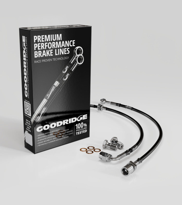 Goodridge 94-98 Audi A6 S6 Stainless Steel Front Brake Lines