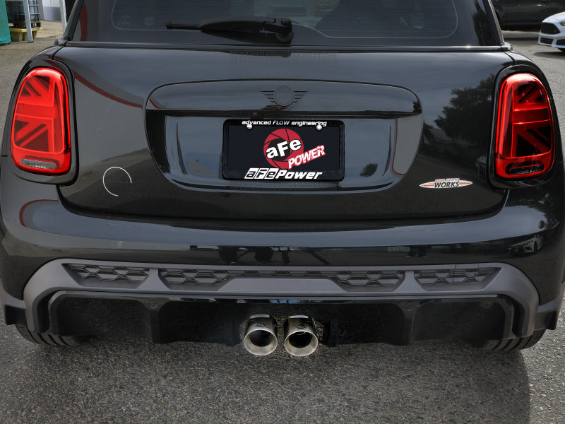aFe 14-24 Mini Cooper S MACH Force-Xp 3in to 2-1/2in 304SS Cat-Back Exhaust w/ Polished Tip