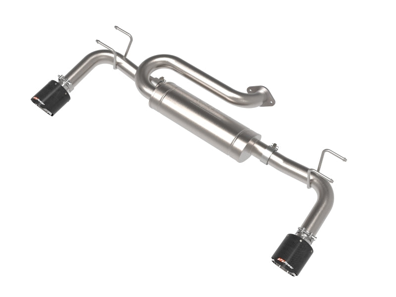 aFe 2023+ Mazda CX-50 Takeda 2.5in 304 SS Axle-Back Exhaust System w/ Carbon Fiber Tips