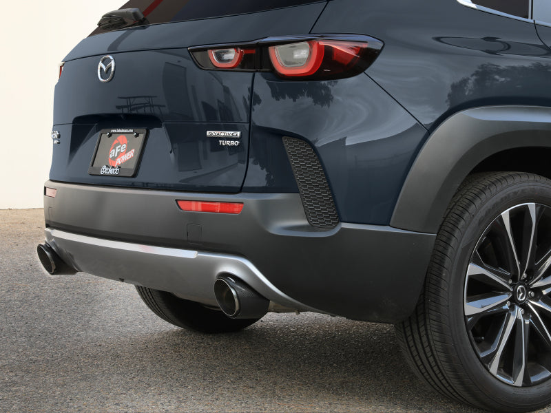 aFe 2023+ Mazda CX-50 Takeda 2.5in 304 SS Axle-Back Exhaust System w/ Carbon Fiber Tips