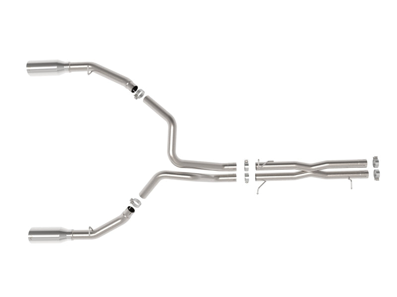 aFe 2025 Dodge RAM 1500 Vulcan Series 304 Stainless Steel Cat-Back Exhaust System w/ Polished Tip