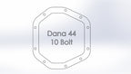 aFe 97-18 Jeep Wrangler TJ/JK Dana 44 Street Series Differential Cover w/ Machined Fins - Raw