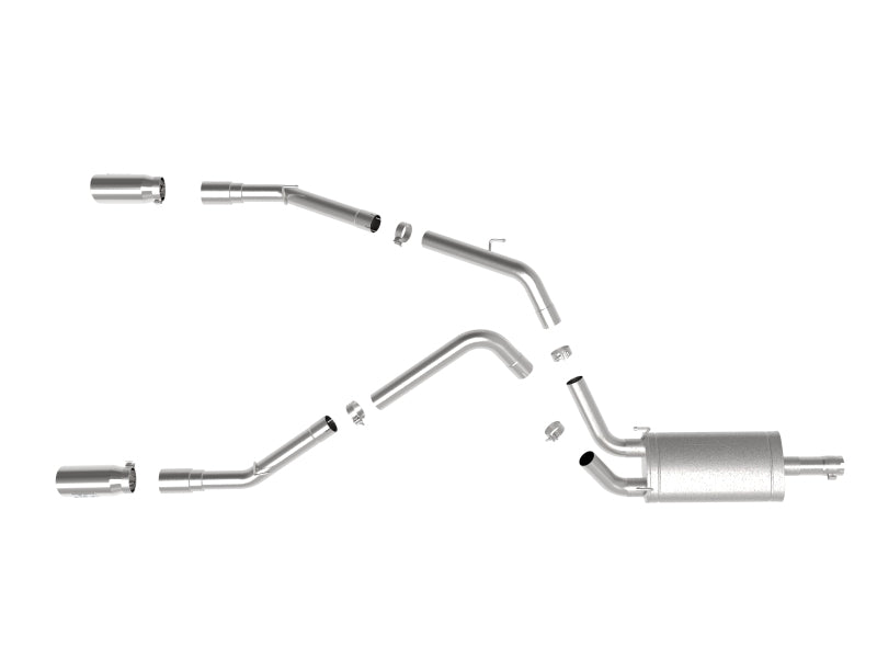 aFe Apollo GT Series 3 in 409 Stainless Steel Cat-Back Exhaust System w/ Polish Tip V8-5.7L HEMI