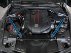 aFe CONTROL 304 Stainless Steel Front Suspension Strut Brace Blue - Toyota GR Supra (A90) 20-21