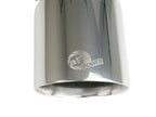aFe MACH Force-Xp 2-1/2in 304 SS Clamp-On Exhaust Tip 2.5in In / 4.5in Out / 7in.L - Polished