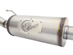 aFe MACHForce XP 2-1/2in SS-409 Cat-Back Exhausts w/ 18in Muffler 07-17 Jeep Wrangler V6-3.6L