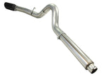 aFe MACHForce XP 5in DPF-Back Stainless Steel Exh Sys, Black tip, Ford Diesel Trucks 08-10 V8-6.4L
