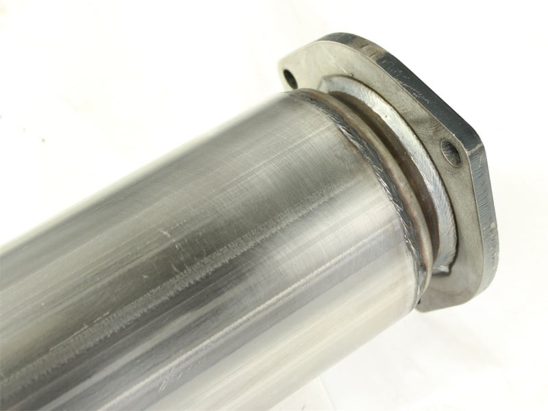 aFe MACHForce XP 5in DPF-Back Stainless Steel Exhaust , Blk, Ford Diesel Trucks 11-14 V8-6.7L td