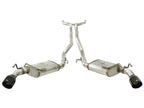 aFe MACHForce XP Exhaust 2.5in Stainless Steel CB/10-13 Chevy Camaro V6-3.6L (td) (gloss blk tip)