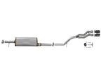 aFe Rebel Series Cat-Back 2.5in Dual Center Exit SS Exhaust w/ Black Tips 07-14 Jeep Wrangler V6
