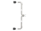 aFe Takeda 2-1/2in 304 SS Axle-Back Exhaust w/ Black Tip 14-18 Mazda 3 L4 2.0L/2.5L